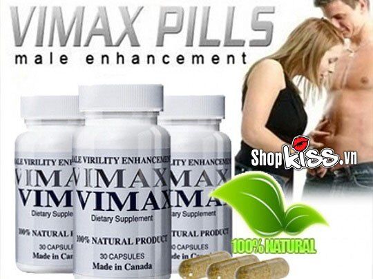 Thuốc Vimax pills chính hãng Canada cường dương trị xuất tinh sớm