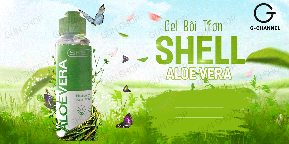  Đánh giá Gel bôi trơn tinh chất lô hội - Shell Aloe Vera - Chai 100ml hàng mới về