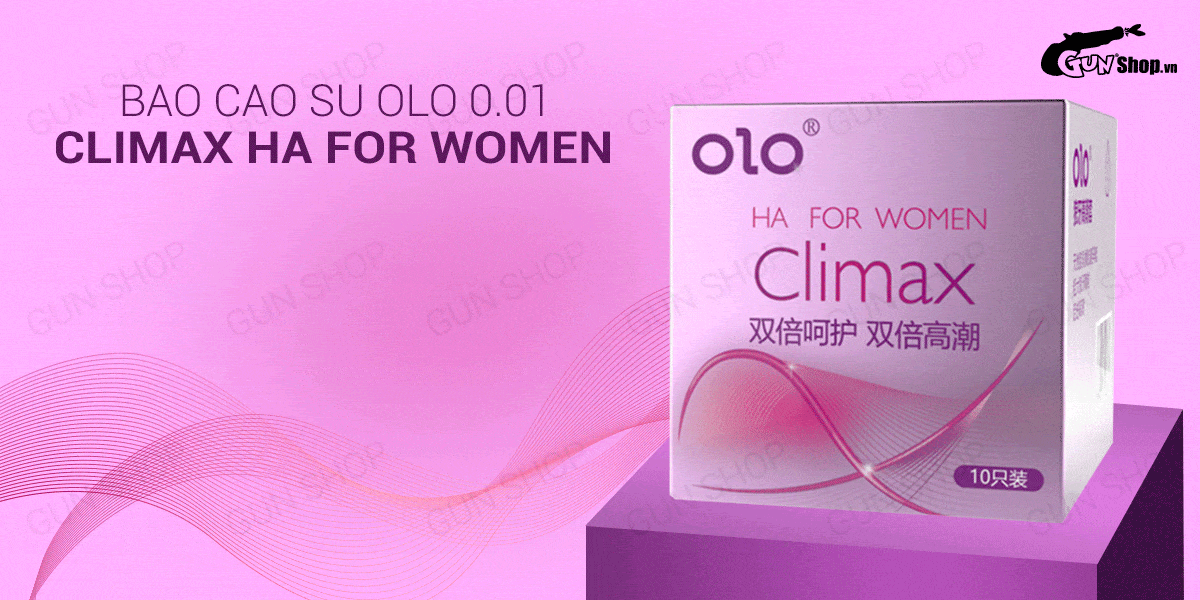 So sánh Bao cao su OLO 0.01 Climax Ha For Women - Siêu mỏng dưỡng ẩm gai li ti - Hộp 10 mới nhất