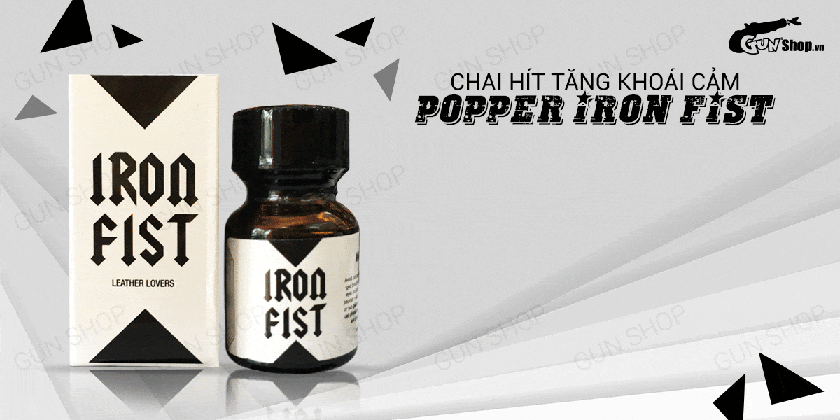  Bảng giá Chai hít tăng khoái cảm Popper Iron Fist - Chai 10ml hàng xách tay