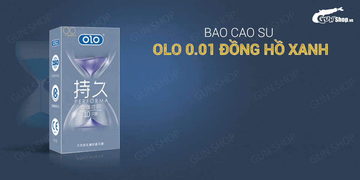  Mua Bao cao su OLO 0.01 Đồng Hồ Xanh - Kéo dài thời gian hương vani - Hộp 10 cái có tốt không?