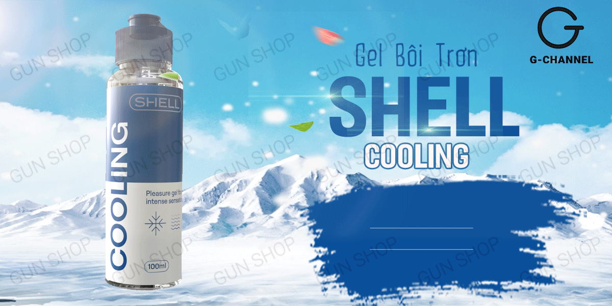  Shop bán Gel bôi trơn mát lạnh - Shell Cooling - Chai 100ml loại tốt