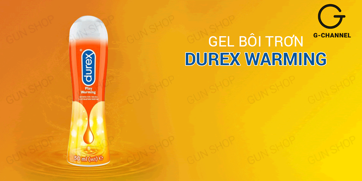  Giá sỉ Gel bôi trơn nóng ấm - Durex Warming - Chai 100ml giá sỉ