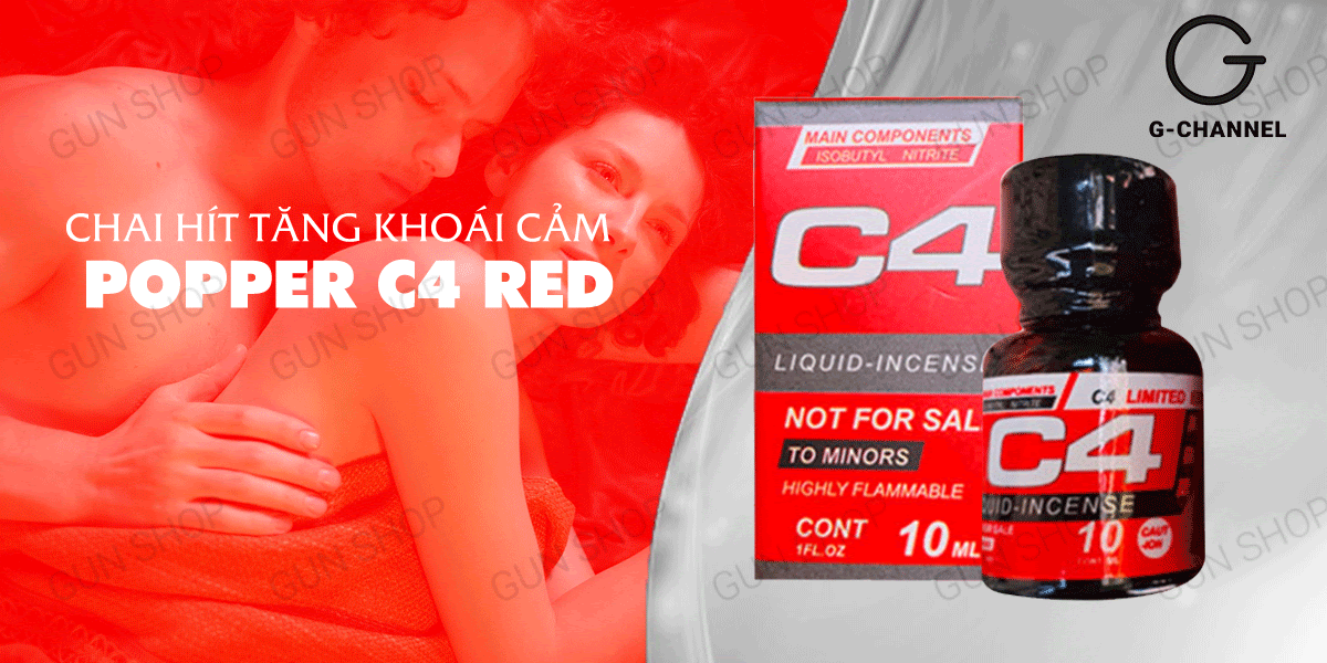  Mua Chai hít tăng khoái cảm Popper C4 Red - Chai 10ml mới nhất