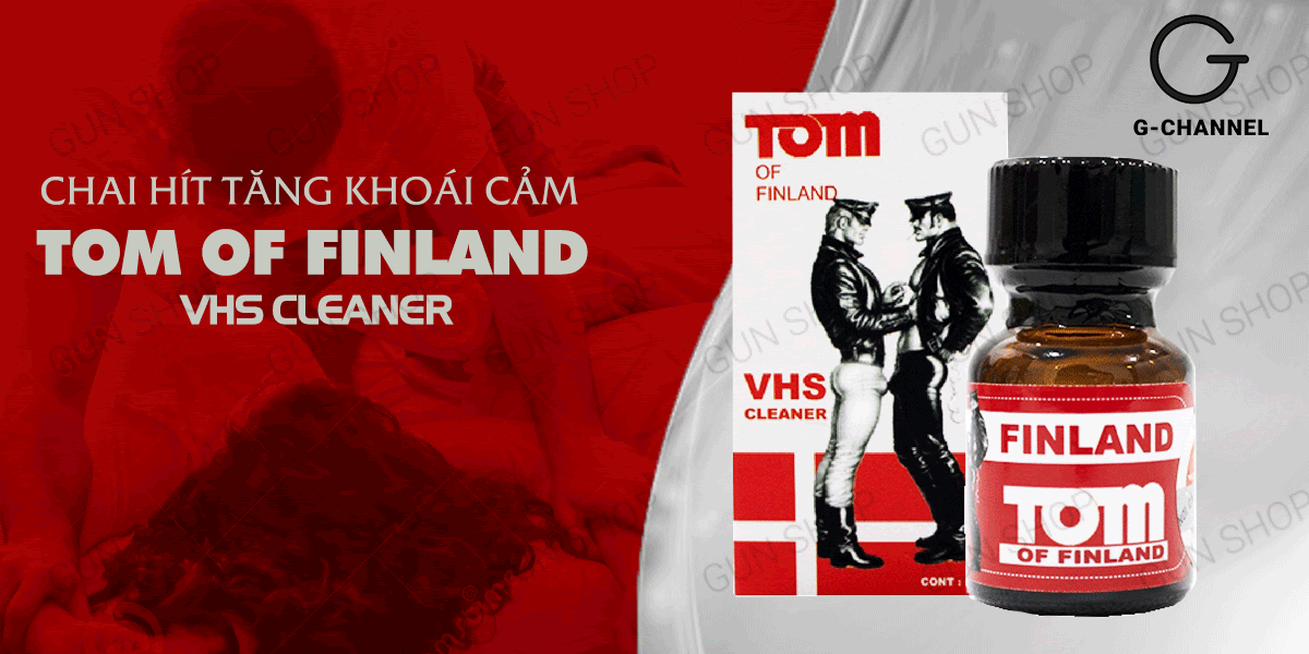  Sỉ Chai hít tăng khoái cảm Popper Tom Of Finland VHS Cleaner - Chai 10ml loại tốt