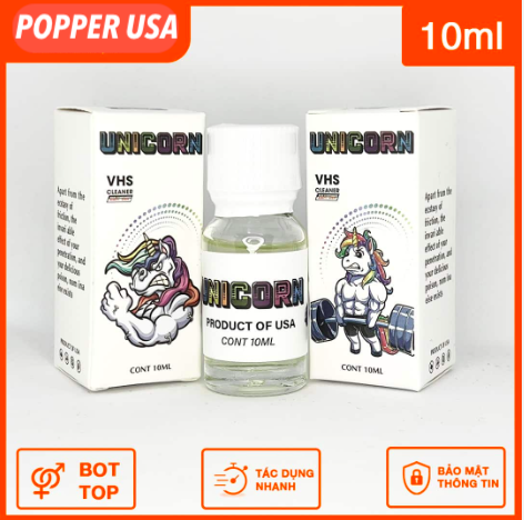  Bảng giá Popper Unicorn chai hít kích thích chính hãng Mỹ 10ml chính hãng