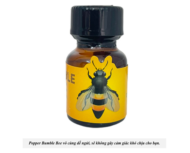  So sánh Popper Bumble Bee con ong vàng 10ml chai hít tăng khoái cảm Mỹ mới nhất