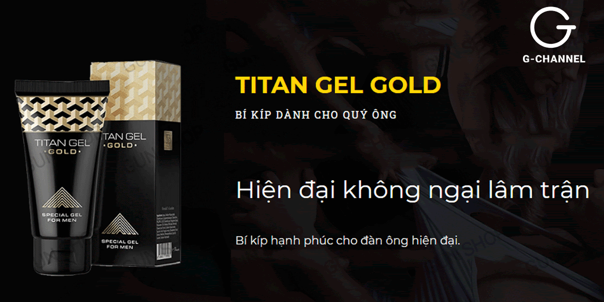  Bảng giá Gel bôi trơn tăng kích thước cao cấp - Titan Gold - Chai 50ml nhập khẩu