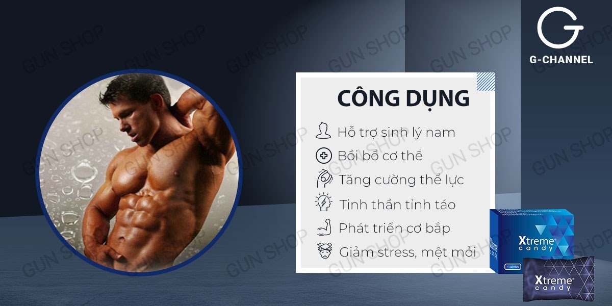  Bảng giá Kẹo nhân sâm Xtreme - Tăng cường sinh lý - 1 viên cao cấp