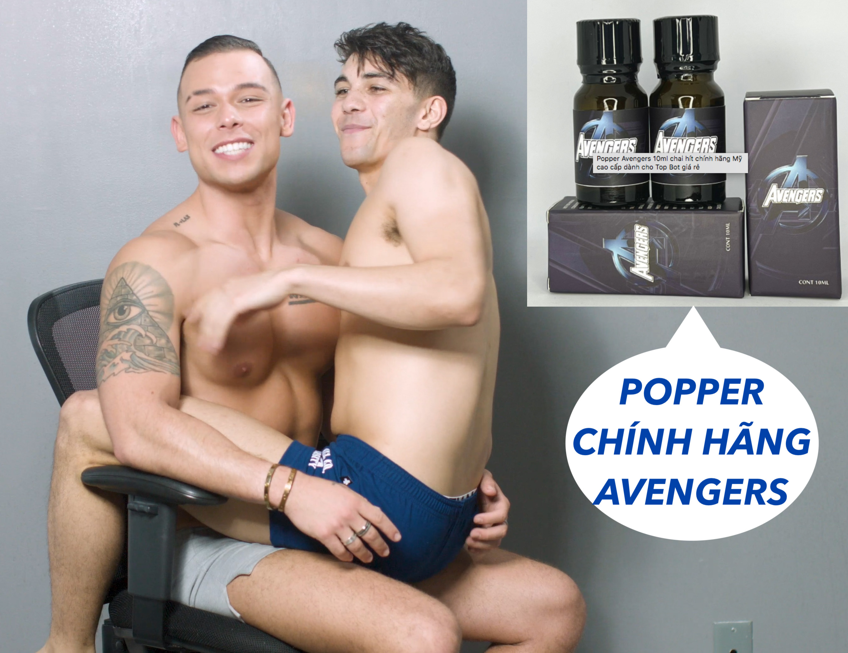  Bán Popper Avengers 10ml chai hít chính hãng Mỹ cao cấp dành cho Top Bot giá rẻ giá rẻ