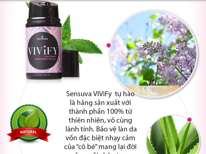  Shop bán Sensuva ViviFy 50ml – Kem Bôi Trơn Cao Cấp Giúp Se Khít Âm Đạo USA - SHP1033 giá tốt
