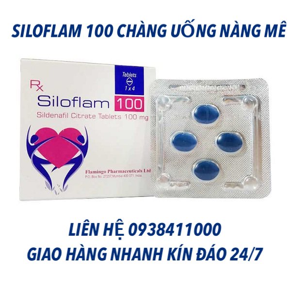 Cung cấp Viên uống SILOFLAM 100MG thuốc cường dương dành cho nam giới trị xuất tinh sớm kéo dài thời gian quan hàng xách tay