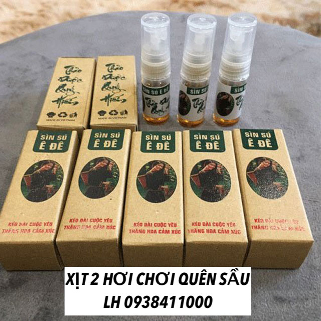  Đại lý Sìn sú dân tộc Ê Đê chính hãng dạng xịt kéo dài thời gian quan hệ chai nhỏ 5ml loại tốt