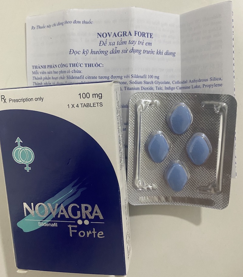  Bảng giá Thuốc Novagra Forte 100mg cương dương Ấn Độ chống xuất tinh sớm tăng sinh lý giá tốt