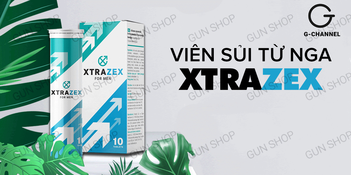  Bảng giá Viên sủi hỗ trợ cương dương tăng cường sinh lý Xtrazex - Hộp 10 viên hàng mới về